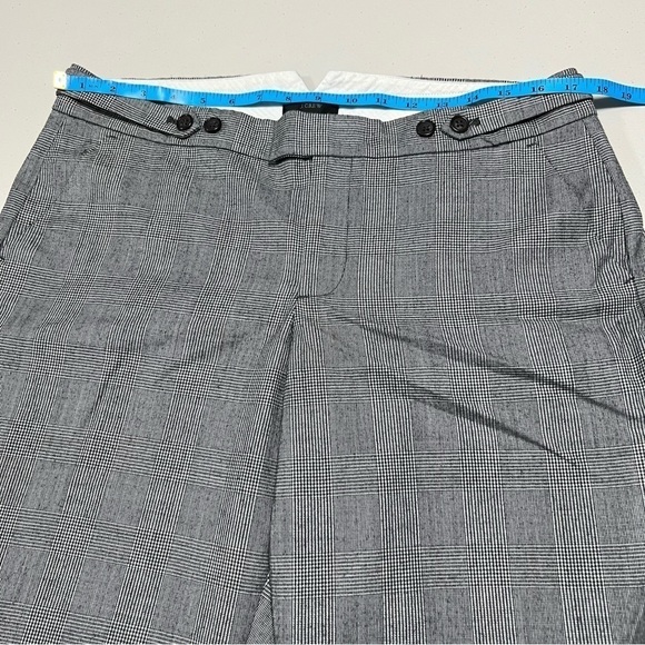 J. Crew Maddie Glen Houndstooth Plaid Wool Blend Pants - Picture 11 of 12